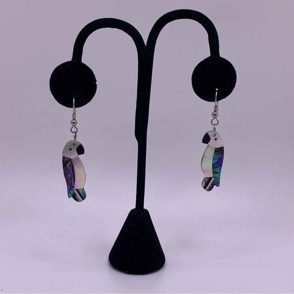 Mother of Pearl/Abalone Dangle Handcrafted Earrings